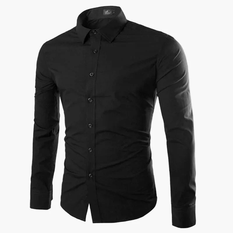 Herren Business-Freizeit Hemd – Elegantes Langarmhemd, Slim Fit, Vielseitig für Büro oder Alltag