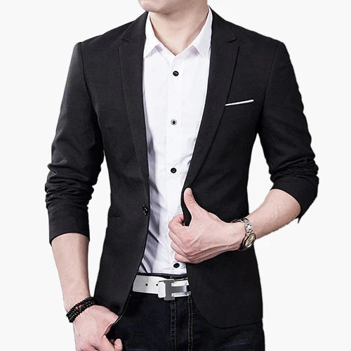 Herren Slim Fit Blazer – Eleganter Freizeit- und Business-Look