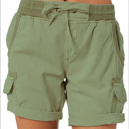Esme – Damen Cargo-Shorts aus Baumwolle und Leinen