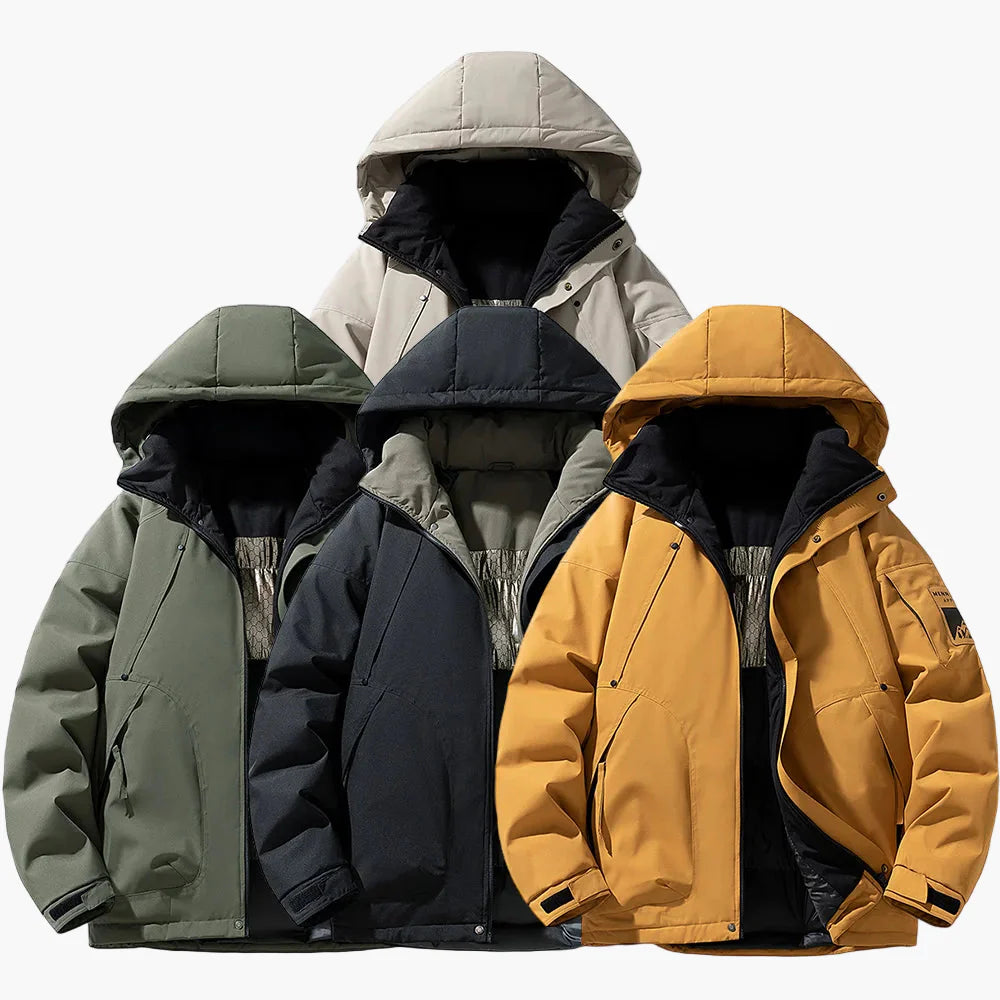 Herren Winter Outdoor Parka – Warme Kapuzenjacke für Alltag & Freizeit