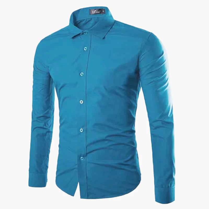 Herren Business-Freizeit Hemd – Elegantes Langarmhemd, Slim Fit, Vielseitig für Büro oder Alltag