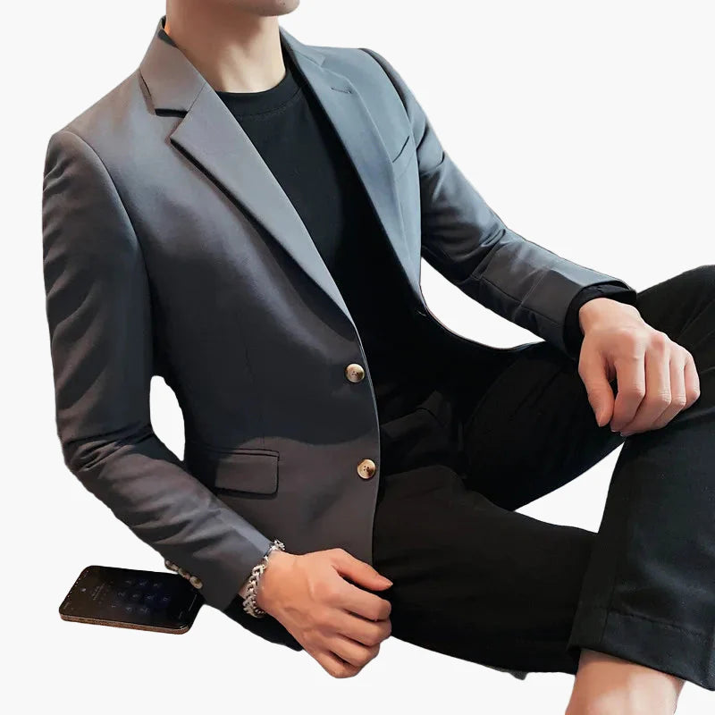 Herren Blazer Modern Business Slim Fit – Stilvoller Anzug für Büro & Events