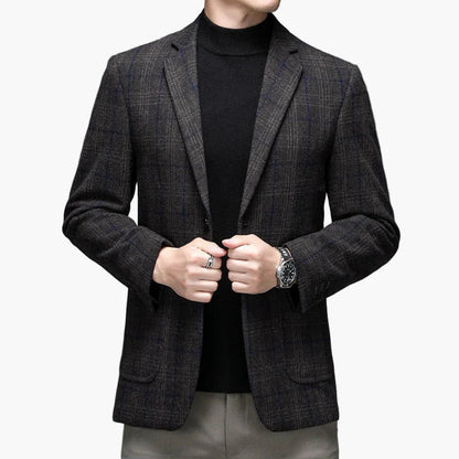 Herren Business Freizeit Sakko Slim Fit – Eleganter Blazer für Büro und Alltag