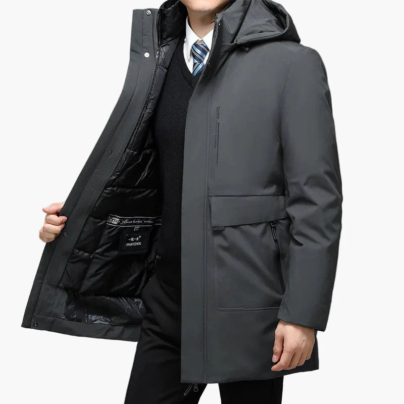 Herren Winter Business Mantel – Eleganter Parka für Büro und Alltag