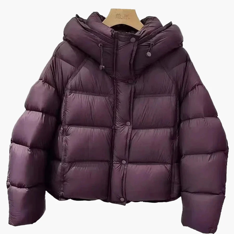 Damen Winter Steppjacke mit Kapuze – Stilvolle Übergangsjacke für kalte Tage