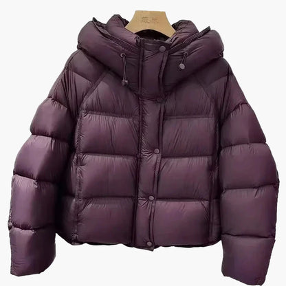 Damen Winter Steppjacke mit Kapuze – Stilvolle Übergangsjacke für kalte Tage
