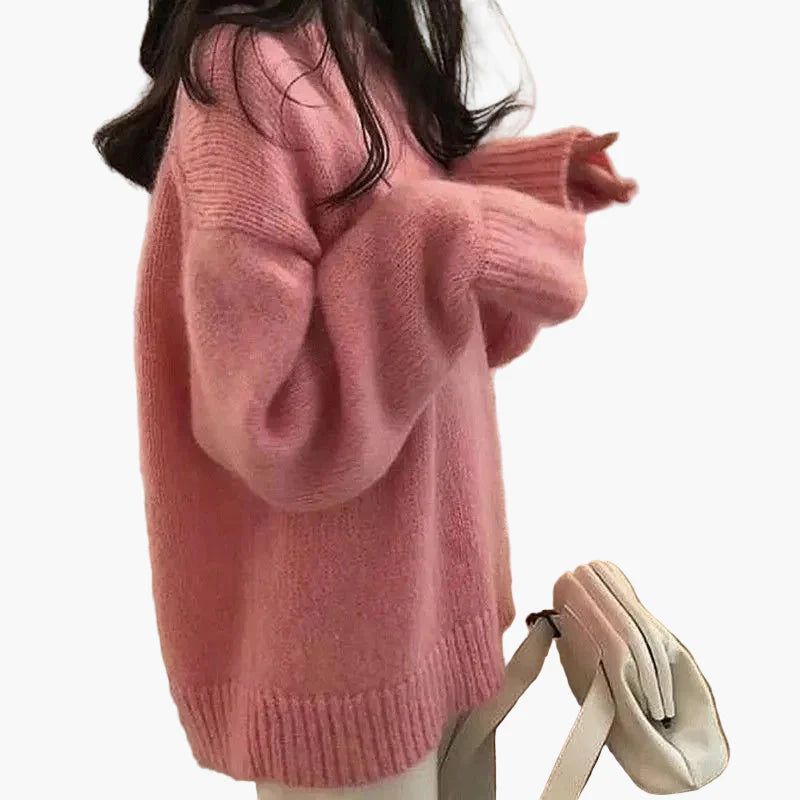 Damen Oversize Pullover für den Winter – Lässiger Style und vielseitig kombinierbar