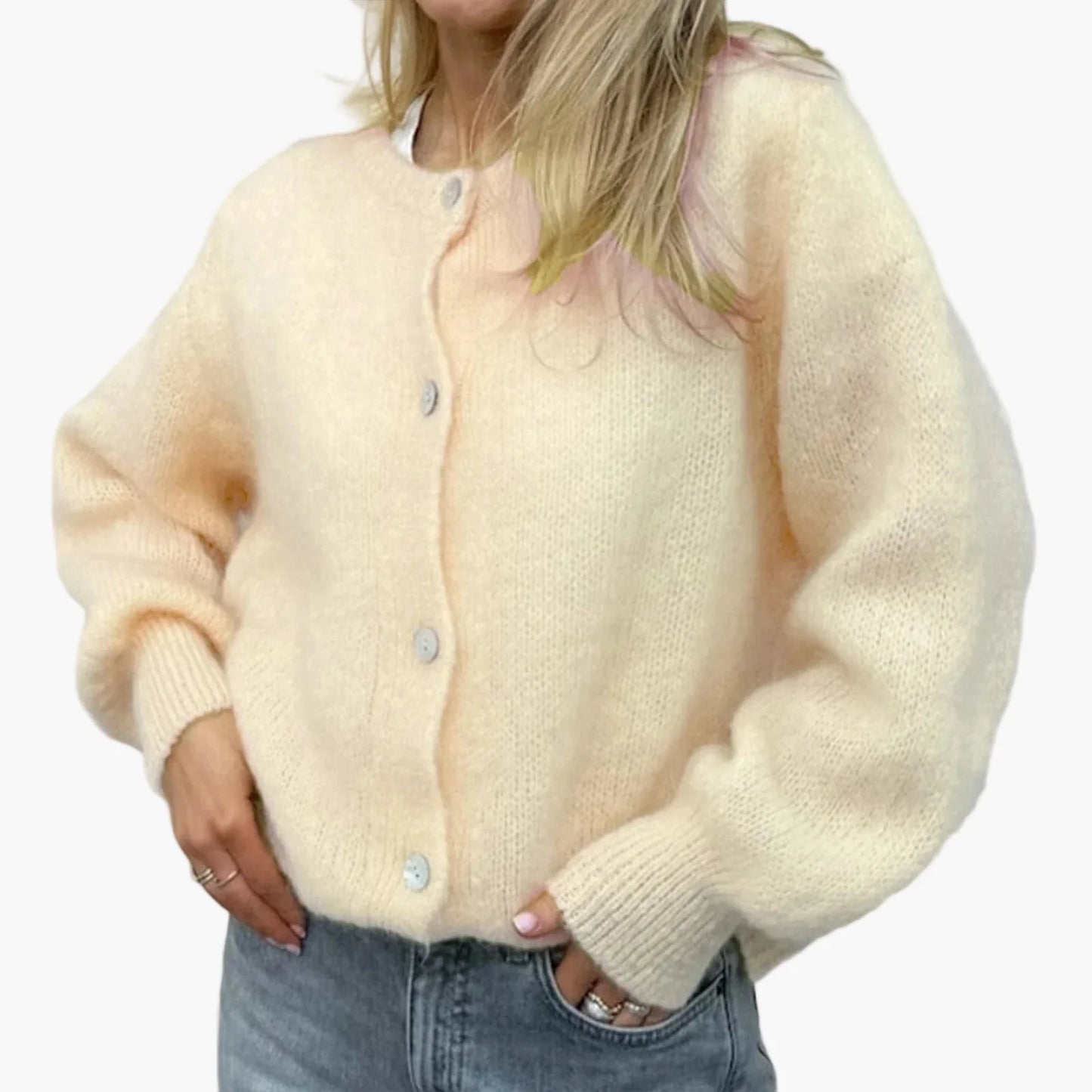 Damen Strickcardigan im lässigen Stil – Perfekt für Alltag und Freizeit