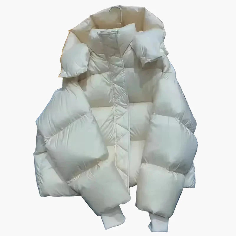 Damen Winter Steppjacke mit Kapuze – Modische Alltagspufferjacke für kalte Tage