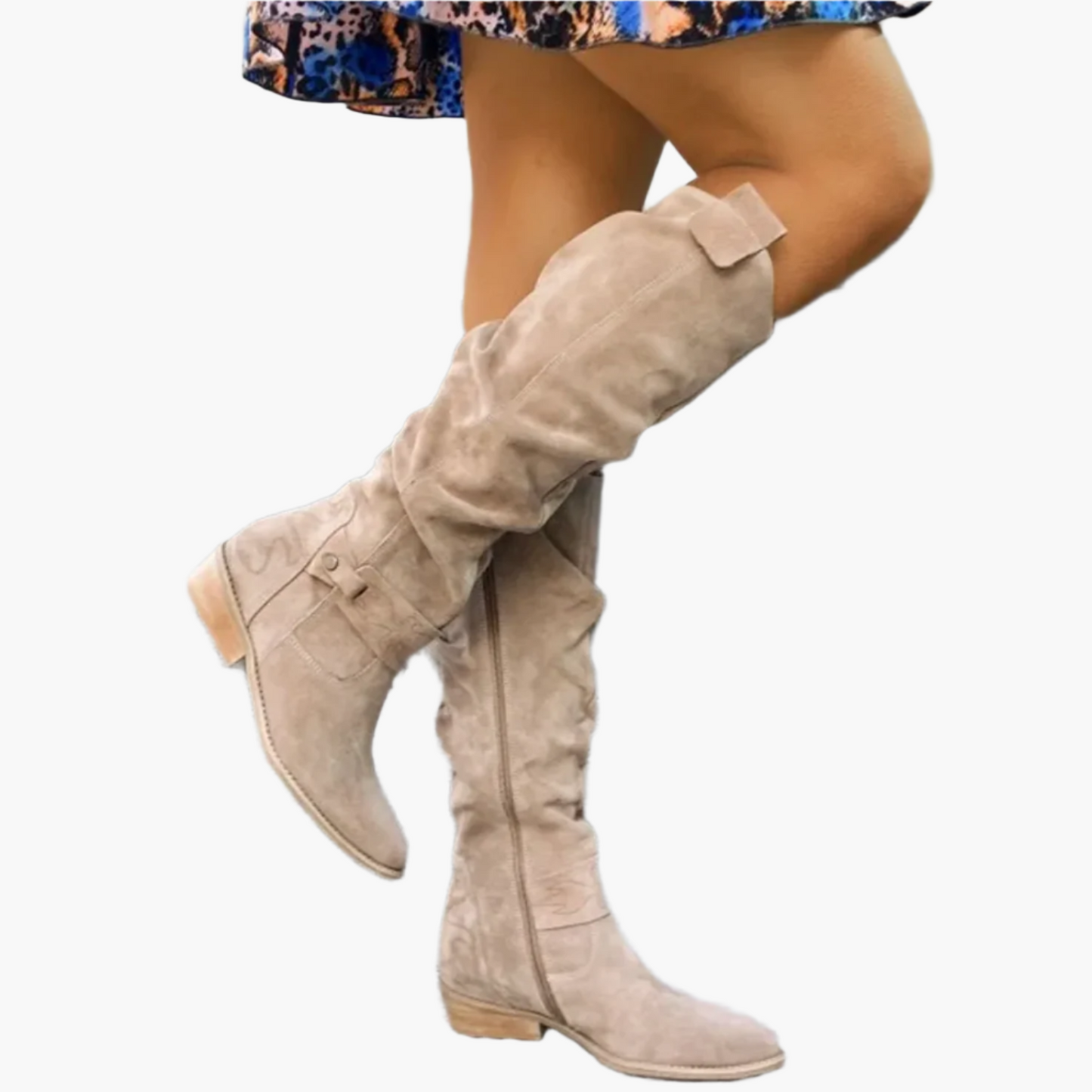 Damen Kniehohe Stiefel im Casual Stil – Elegante und Bequeme Alltagsstiefel