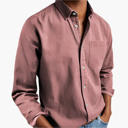 Herren Freizeithemd Denim – Klassisches Button-Down für Alltag & Büro