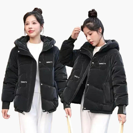 Damen Winter Steppjacke mit Kapuze – Modisch, Warm & Alltagstauglich