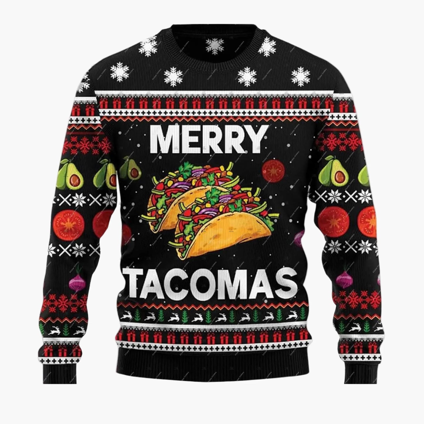 Herren Lustiger Weihnachtspullover Jingle Balls – Ugly Christmas Sweater für Partys und Festtage