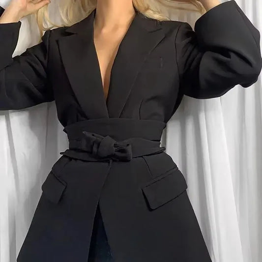 Elizabeth – Damen Blazerkleid mit Gürtel