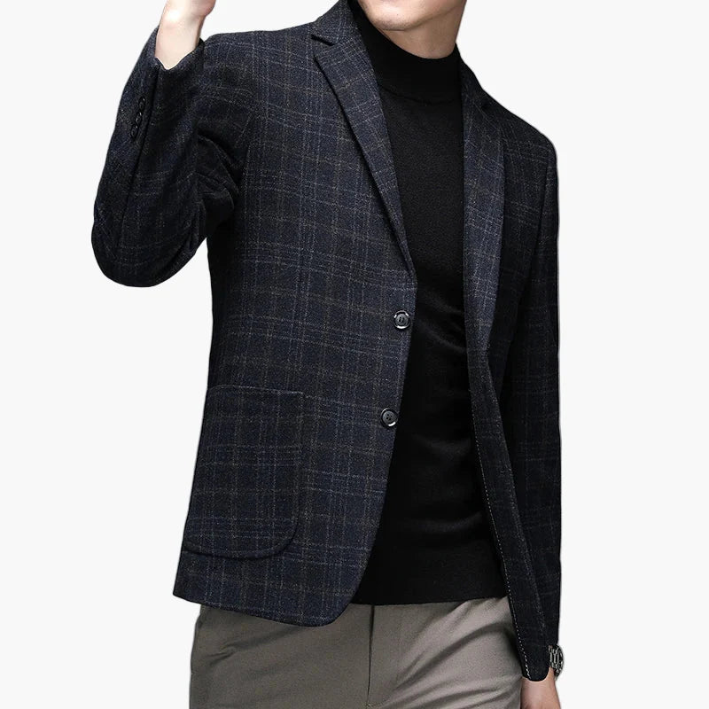 Herren Business Freizeit Sakko Slim Fit – Eleganter Blazer für Büro und Alltag