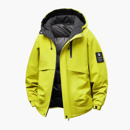 Herren Winterjacke Outdoor Kapuzenjacke Wasserdicht Winddicht Casual Stil