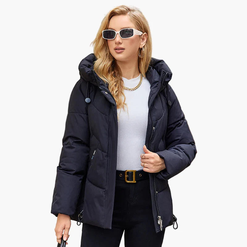 Damen Steppjacke mit Kapuze – Modische Winterjacke für Alltag und Outdoor