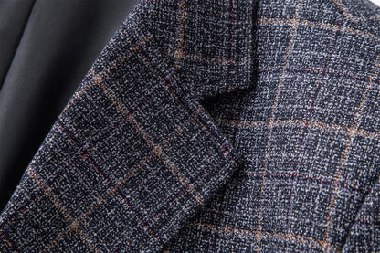 Herren Business Sakko Kariert – Moderner Blazer für Büro & Freizeit