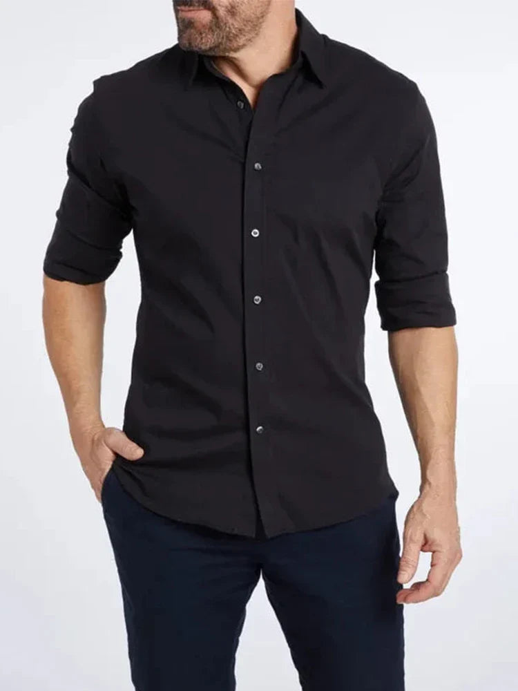 Charles – Herren Slim-Fit Baumwollhemd