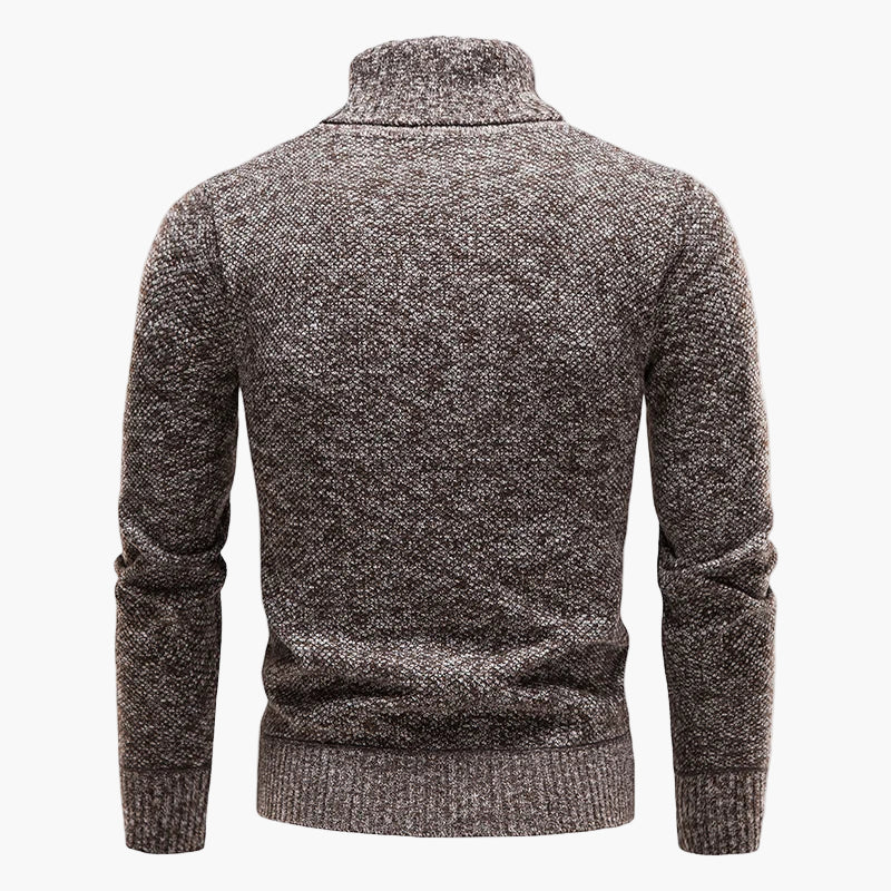 Herren Rollkragenpullover Strickpullover Klassischer Winter-Look Freizeit & Büro