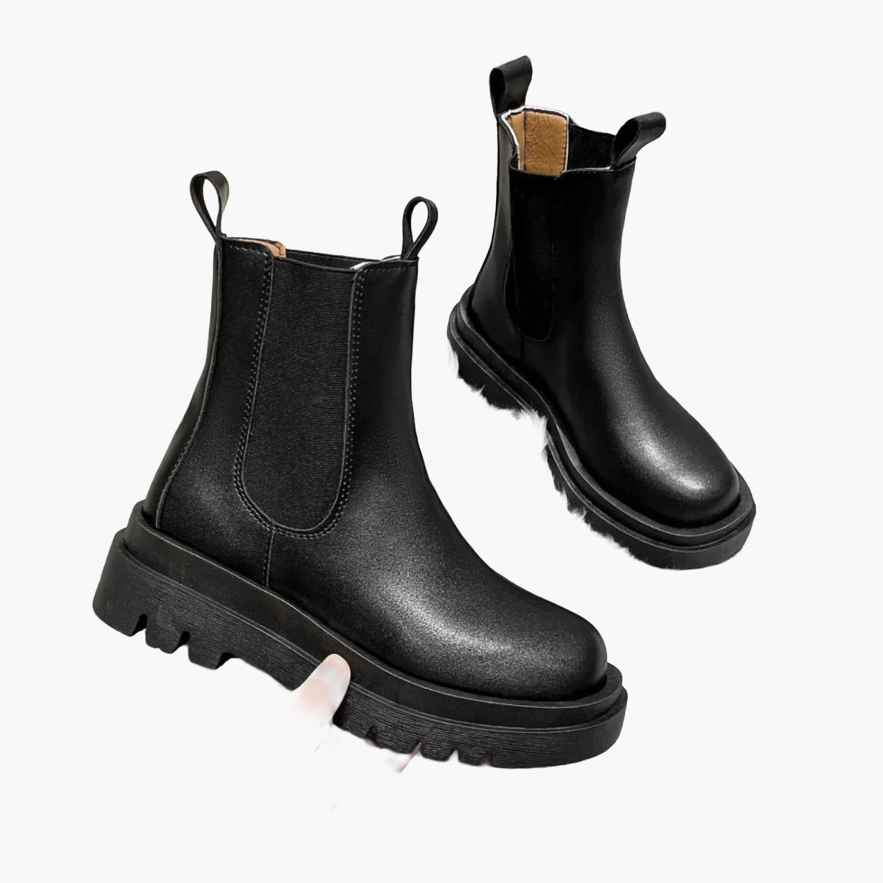 Damen Chelsea Boots mit Plateau-Sohle – Modische Alltagsschuhe