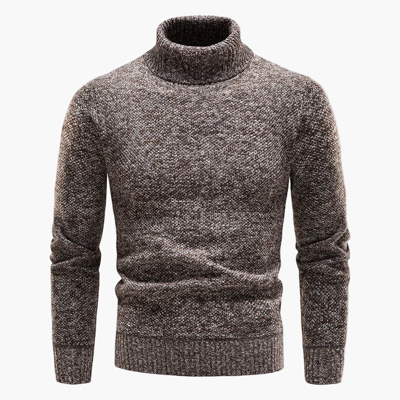 Herren Rollkragenpullover Strickpullover Klassischer Winter-Look Freizeit & Büro