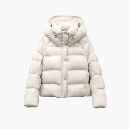 Damen Winter Steppjacke mit Kapuze – Stilvolle Übergangsjacke für kalte Tage