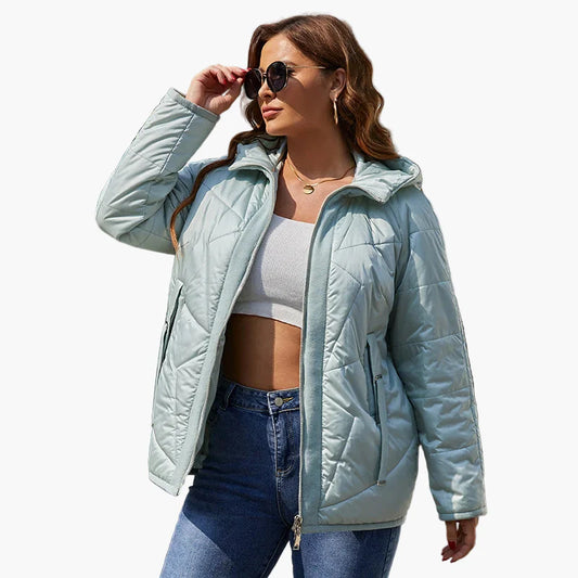 Damen Steppjacke für Alltag & Freizeit – Moderne Übergangsjacke mit Kapuze