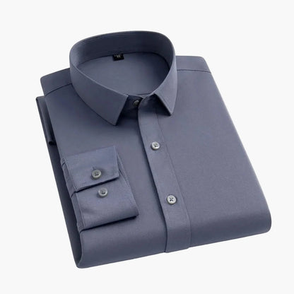 Herren Business Stretch Hemd – Modern Fit, Knitterfrei, Für Büro und Alltag