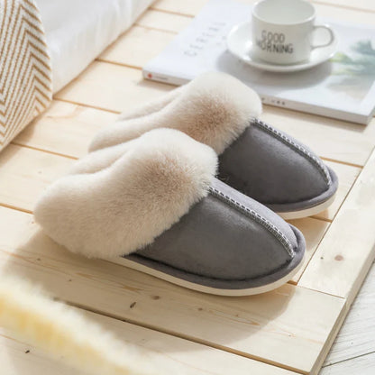 Gillian – Damen Hausschuhe mit warmer Plüschfütterung