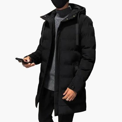 Herren Steppmantel Wintermode – Moderner, warmer Outdoor-Mantel für Alltag & Freizeit