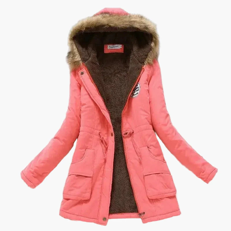 Damen Winter Parka mit Kapuze – Modischer Koreanischer Stil, Warm Gefüttert, Alltag & Freizeit