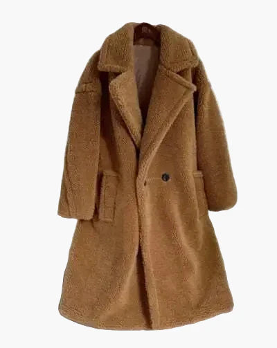 Damen Oversize Teddy Mantel – Modischer Wintermantel für Alltag & Freizeit