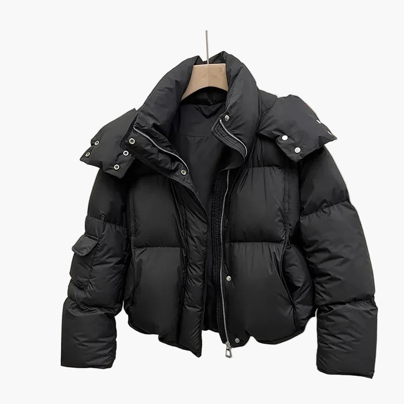 Damen Steppjacke Winter Kurzjacke Modern Alltag Outdoor