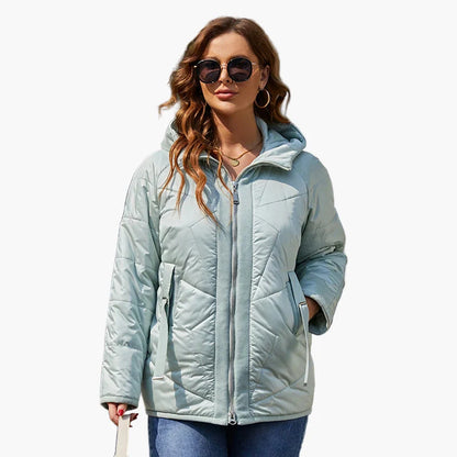 Damen Steppjacke für Alltag & Freizeit – Moderne Übergangsjacke mit Kapuze