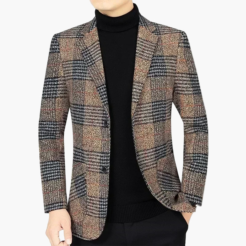 Herren Karo Blazer – Eleganter Business & Casual Sakko für stilbewusste Männer