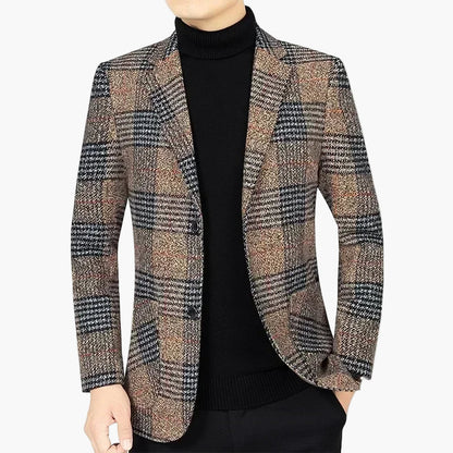 Herren Karo Blazer – Eleganter Business & Casual Sakko für stilbewusste Männer