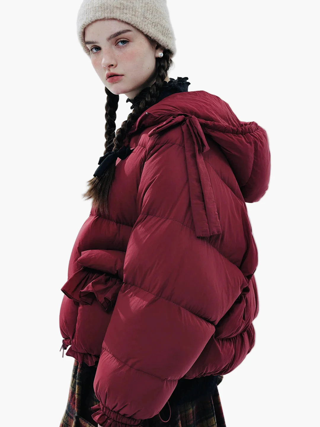 Damen Winter Steppjacke im Oversized-Look für Alltag und Freizeit