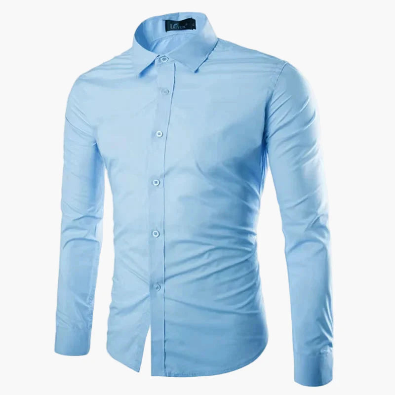 Herren Business-Freizeit Hemd – Elegantes Langarmhemd, Slim Fit, Vielseitig für Büro oder Alltag