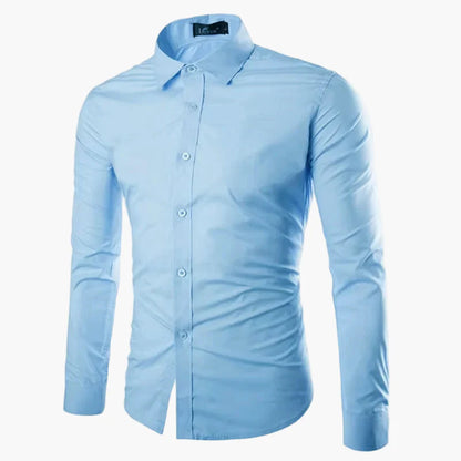 Herren Business-Freizeit Hemd – Elegantes Langarmhemd, Slim Fit, Vielseitig für Büro oder Alltag