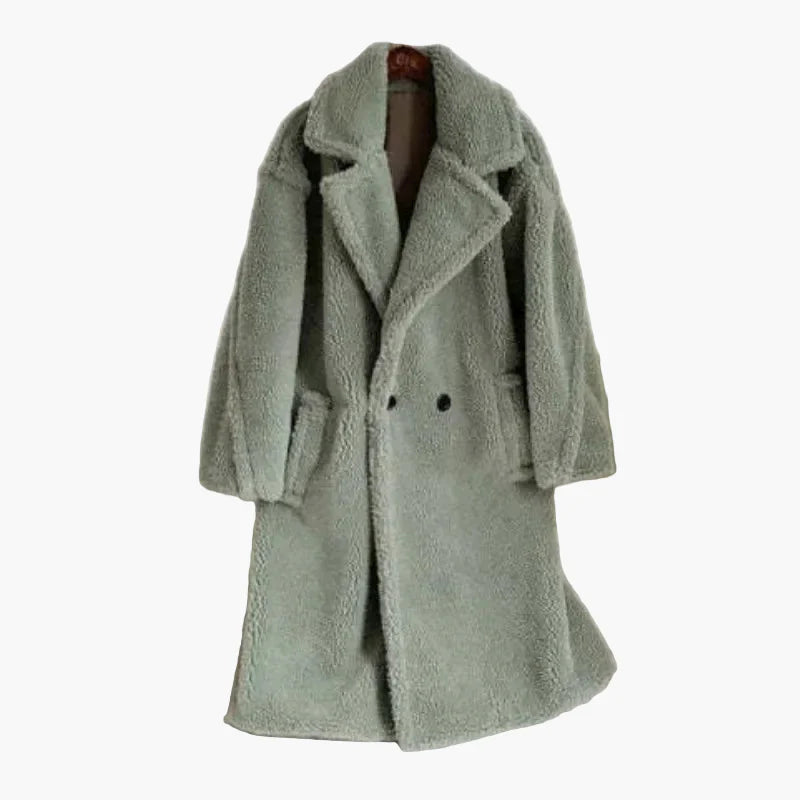 Damen Oversize Teddy Mantel – Modischer Wintermantel für Alltag & Freizeit