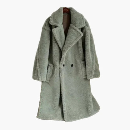 Damen Oversize Teddy Mantel – Modischer Wintermantel für Alltag & Freizeit