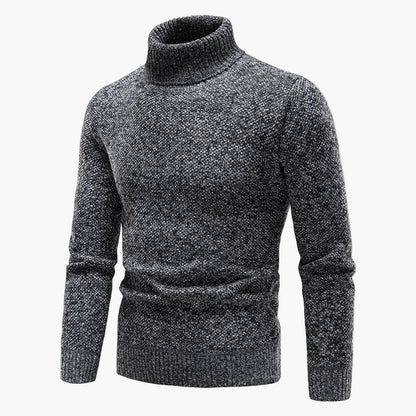 Herren Rollkragenpullover Strickpullover Klassischer Winter-Look Freizeit & Büro