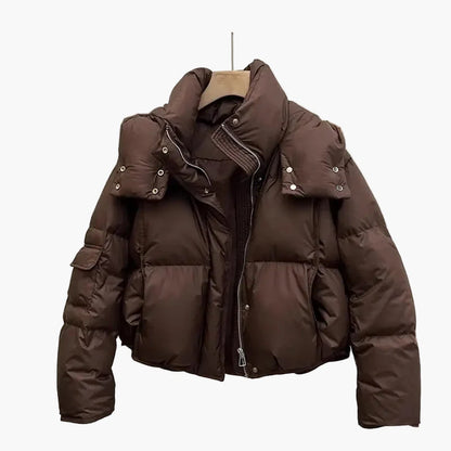 Damen Winter Steppjacke Kurz Stil – Modische warme Übergangsjacke für Alltag und Freizeit