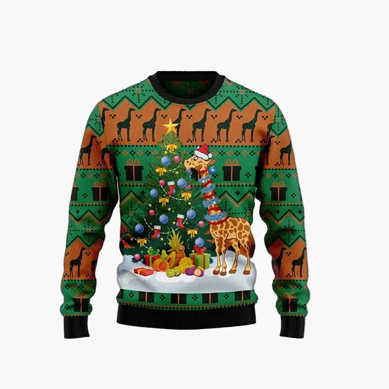Herren Weihnachts-Pullover Christmas Bros Ugly Christmas Sweater Party