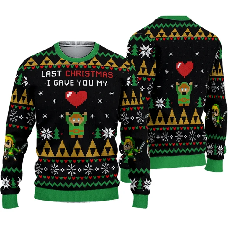 Herren Weihnachts-Pullover Christmas Bros Ugly Christmas Sweater Party