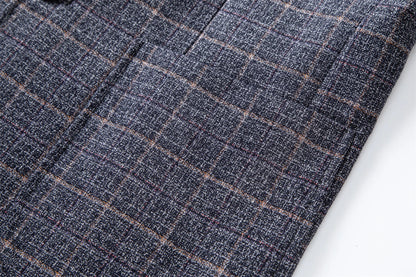 Herren Business Sakko Kariert – Moderner Blazer für Büro & Freizeit