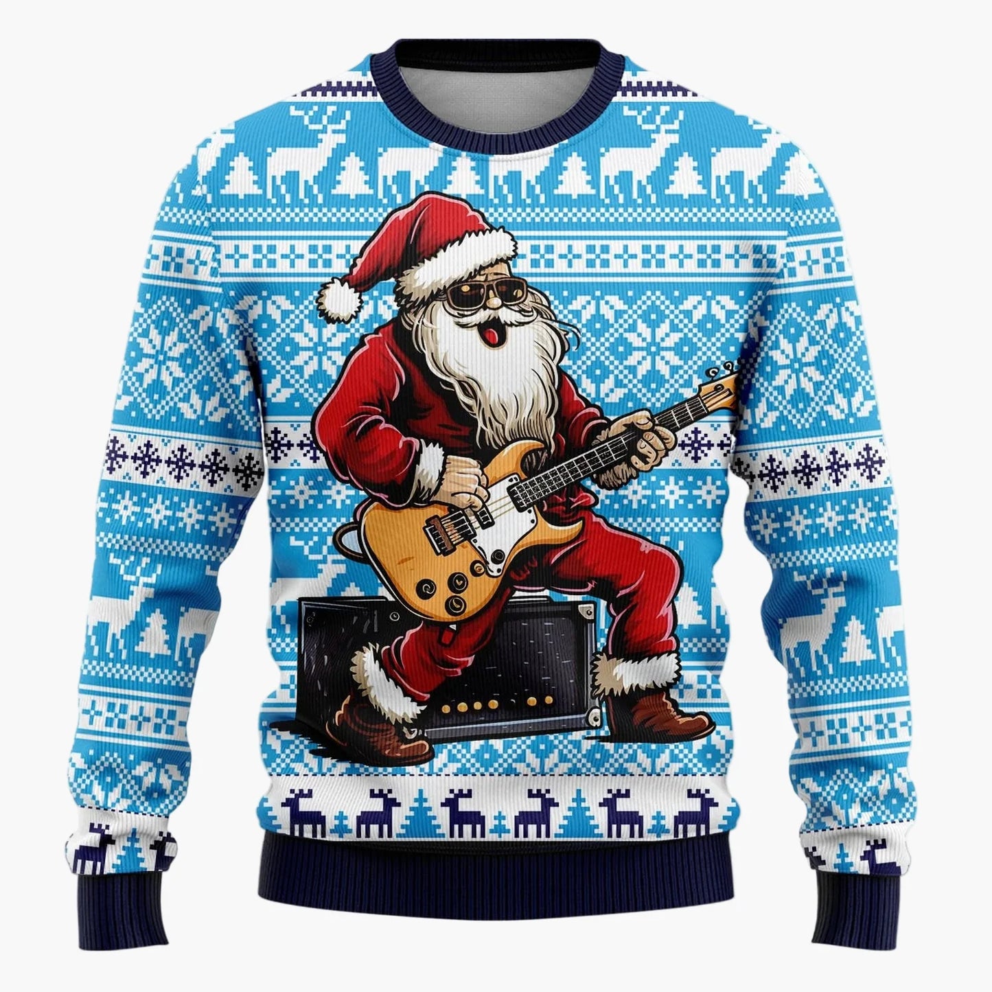 Herren Ugly Christmas Sweater mit witzigem Santa Claus Motiv – Lustiger Weihnachtspullover für Festtage & Partys