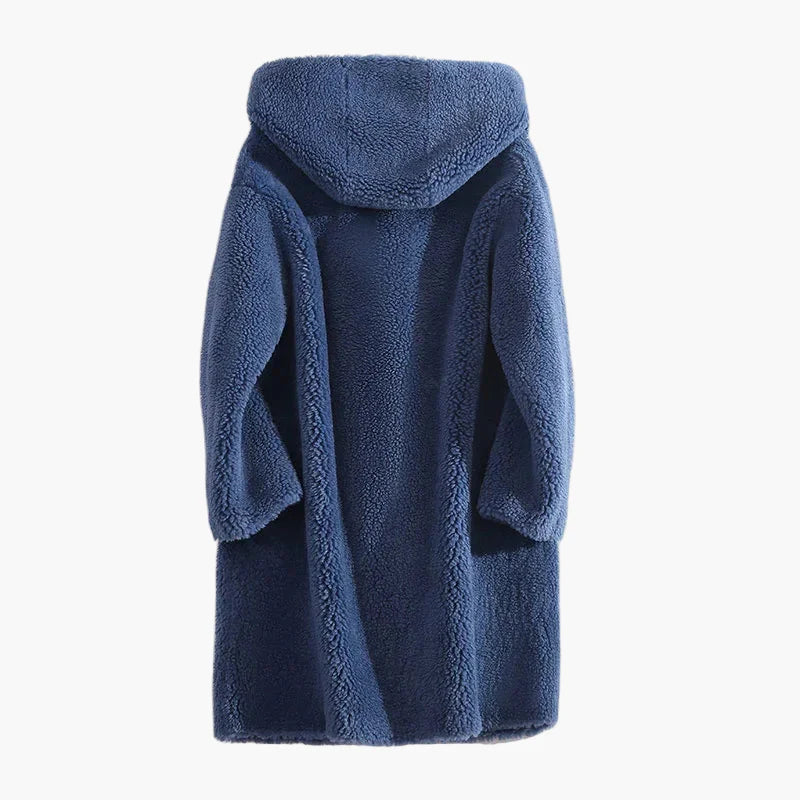 Damen Kapuzenmantel Teddyfell Stil – Warmer Winter Alltagsmantel