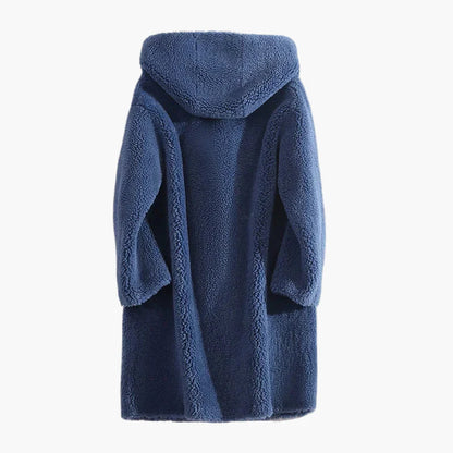 Damen Kapuzenmantel Teddyfell Stil – Warmer Winter Alltagsmantel